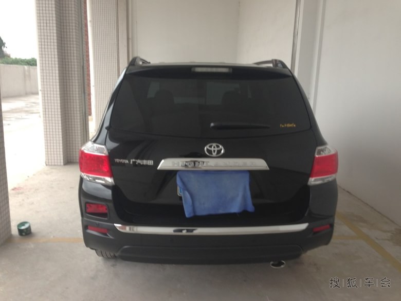 依旧很丰田的丰田车,汉兰达黑豪作业