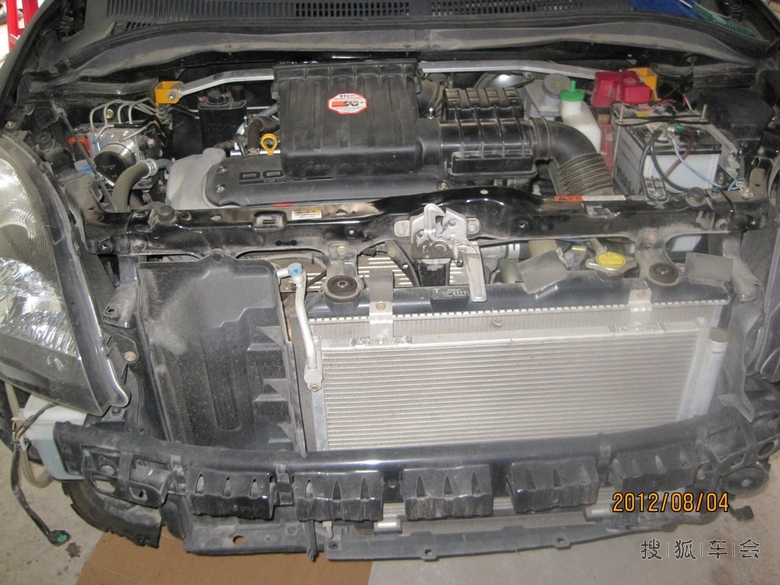 天津黑燕之加大全铝水箱和全车硅胶水管(申精