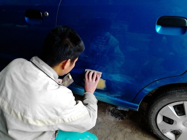 【申精】车门钣金补漆详细作业及效果、价格~