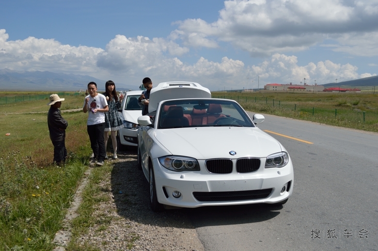 青海湖一日游120i敞篷和POLO同行,还有F150