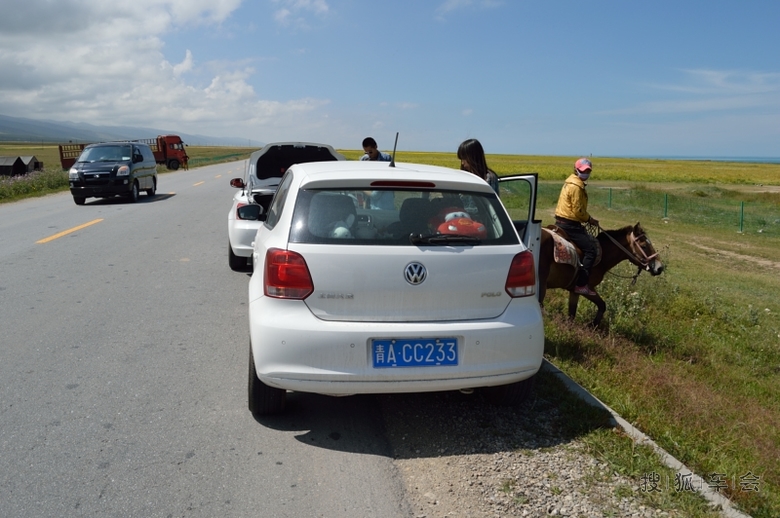 青海湖一日游120i敞篷和POLO同行,还有F150