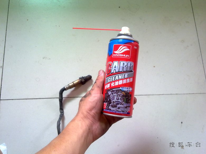 闲着没事清洗一下前氧传感器 以及平时油耗_比亚迪F0车友会_搜狐车友会