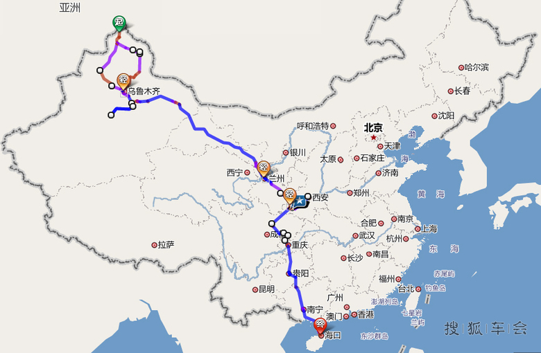 新疆库尔勒自驾游路线-关于新疆自驾游路线