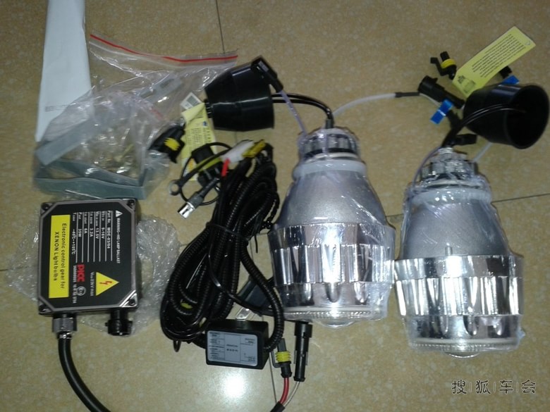 天使眼氙气灯双光透镜改装详文!