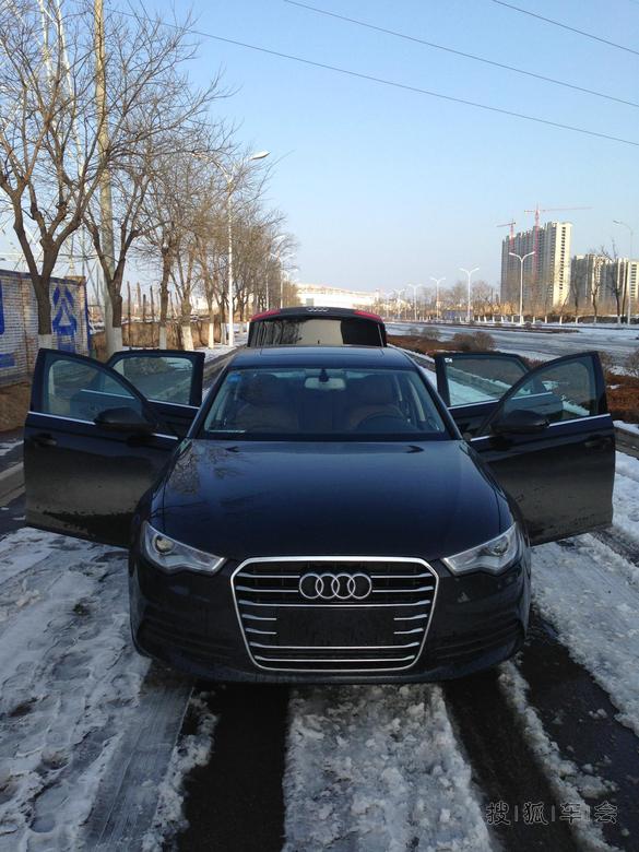 媳妇做车模!交作业啦!_奥迪A6\/A6L车友会
