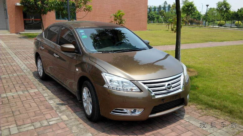 新轩逸 2014 1.6尊享版 钛古金提车作业