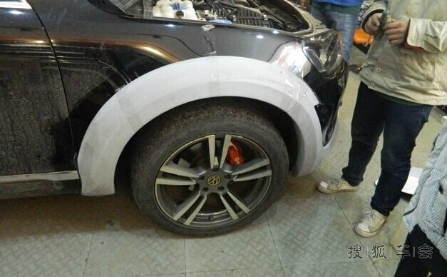 #途锐,平静上巅峰#改装Hofele大包围、 改色军