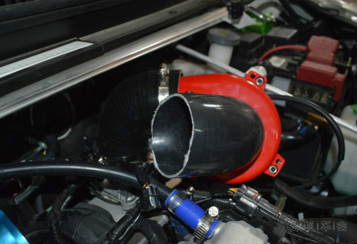 奥拓动力提升改装进气改装 安装键程LX1006离