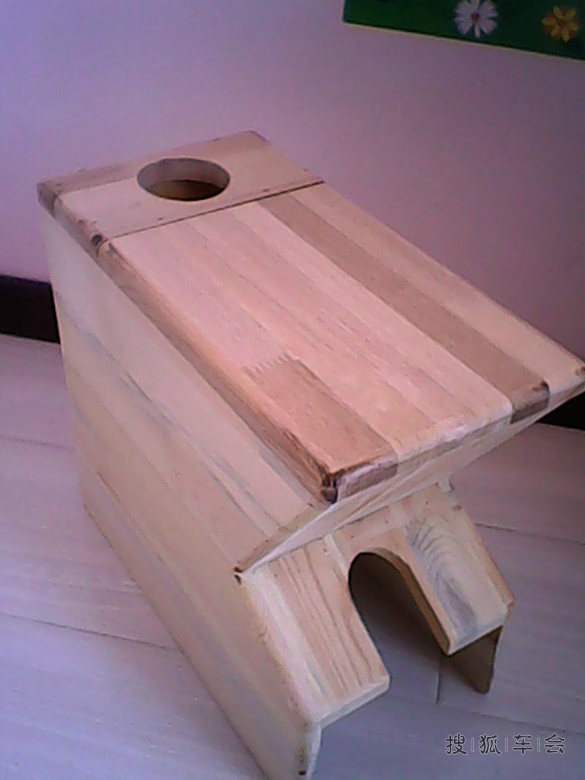 小贱添加自制实木扶手箱作业…_吉利自由舰车