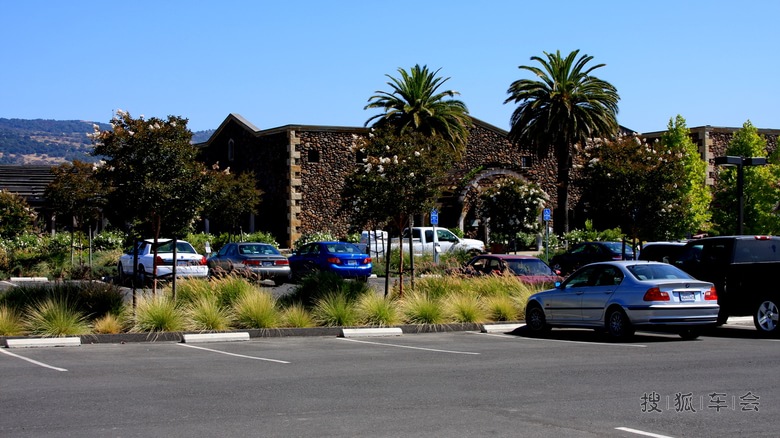 美国北加州纳帕溪谷葡萄酒庄园的田园风光