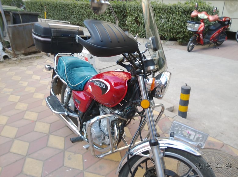 闲来无事给我的GN125装个防冈把套_京A军团