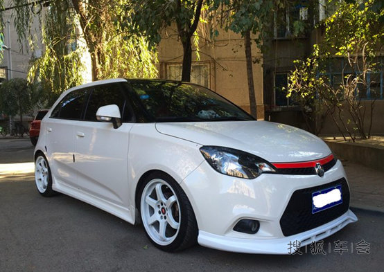 白色轮毂+低姿态,小3爆改来了!_MG3论坛