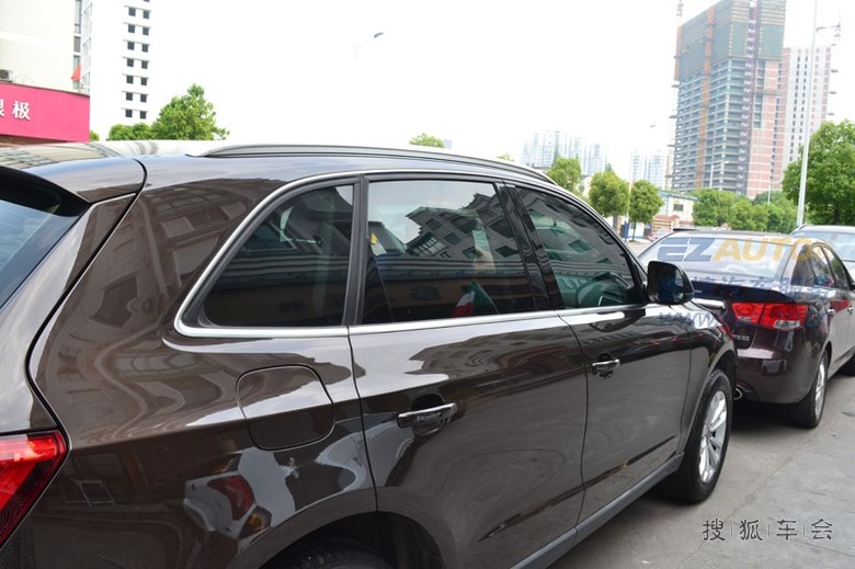 龙膜汽车贴膜官网专业授权店,奥迪Q5杭州龙膜