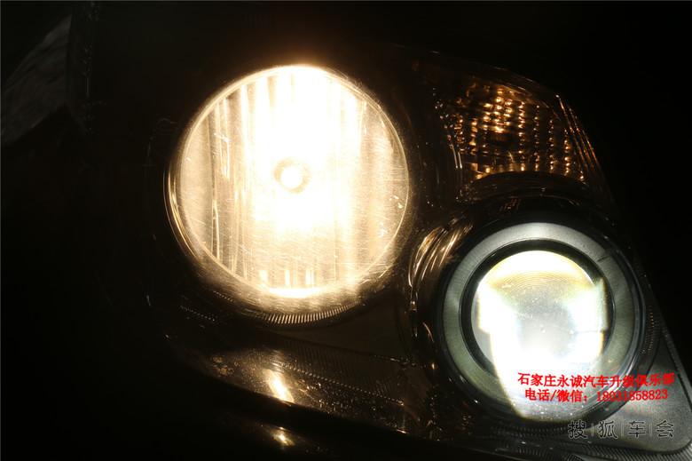 【石家庄永诚汽车】 丰田普拉多改装车灯 改装