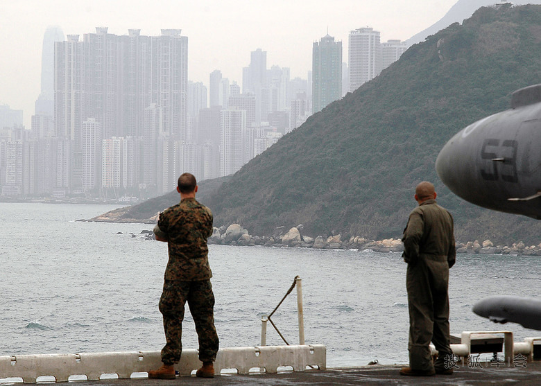 到访香港的美国海军舰队是香港旅游观光收入的