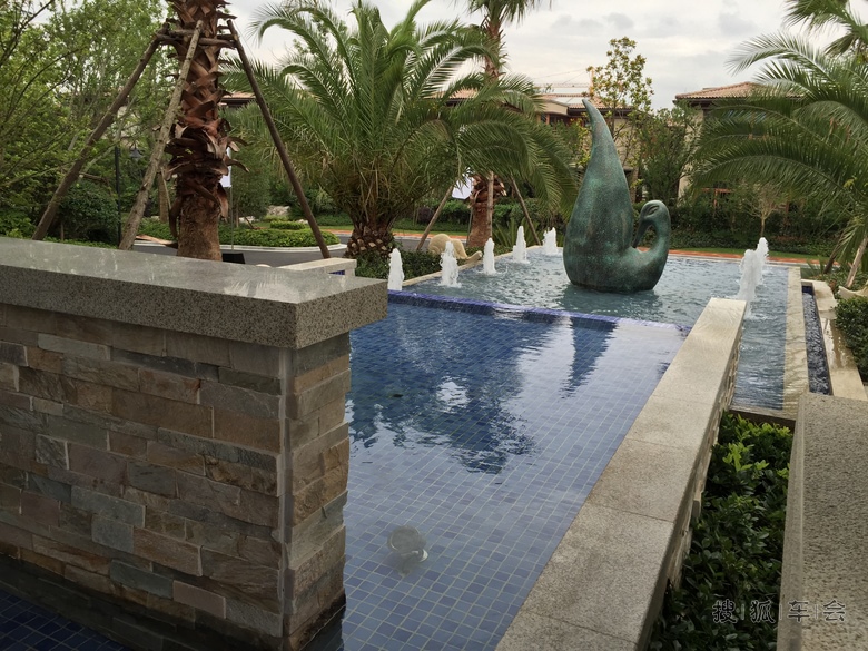 到上海崇明东滩花园去打高儿夫