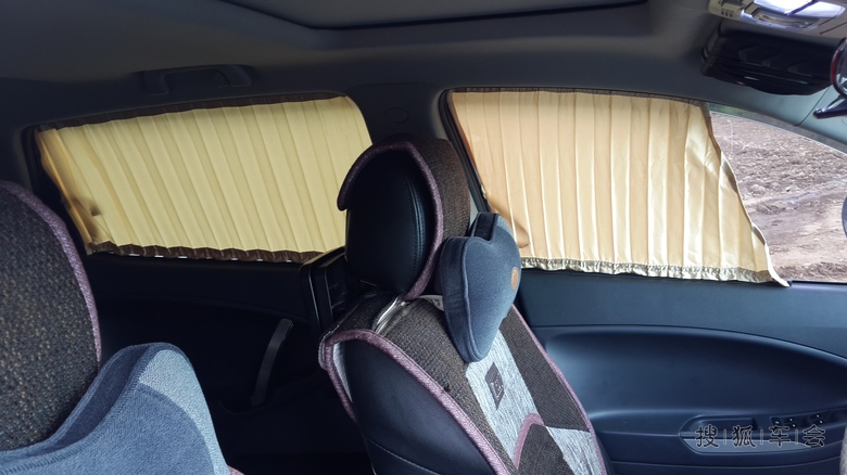 夏季避光神器 安装小七车窗帘_吉利GX7车友会