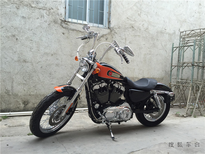 最新独家爆料! 我和哈雷XL1200C_搜狐-车影会