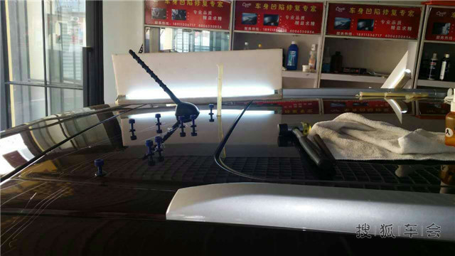 【凸凹平】英菲尼迪QX60冰雹车修复案例顺利