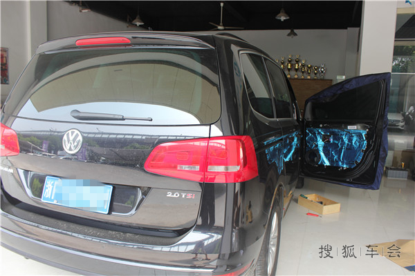 动听音乐环绕 动听音符汽车音响改装大众夏朗