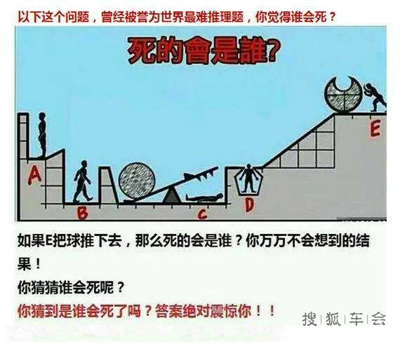 求助:曾经被誉为世界最难推理题,你觉得谁会死