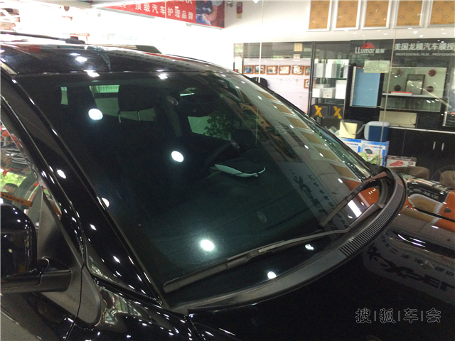杭州汽车贴膜,道奇酷威全车龙膜隔热膜施工实