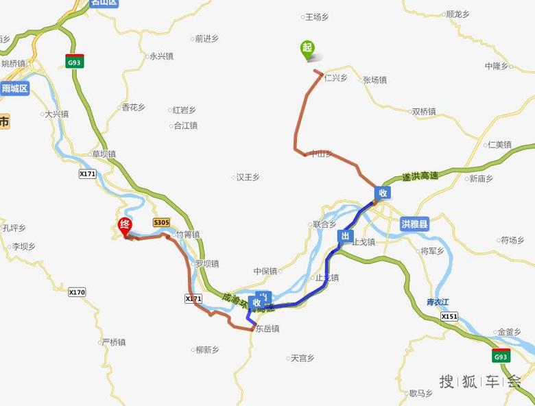 2015年自驾游眉山路书--(7)洪雅县(上)