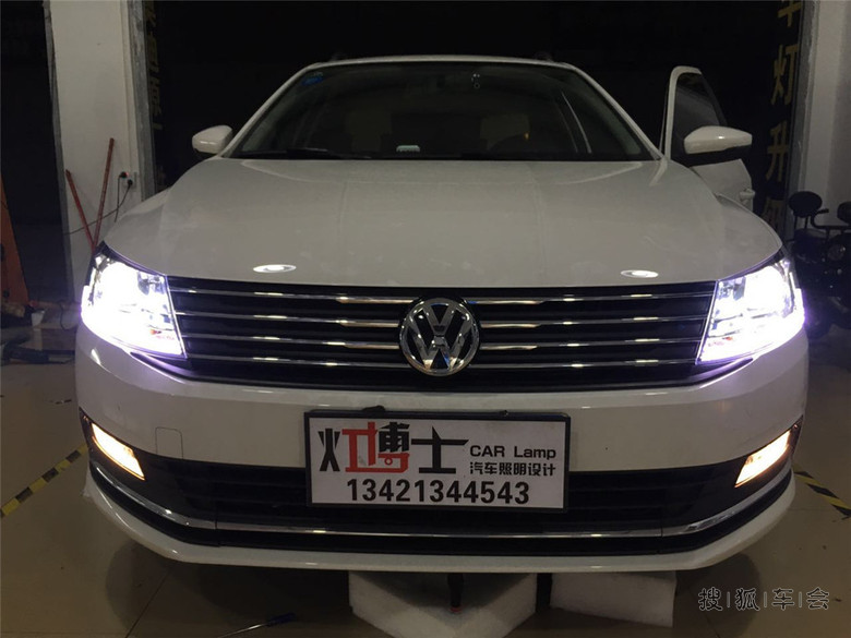 东莞樟木头改灯 朗行改灯大灯改装海拉五S双光