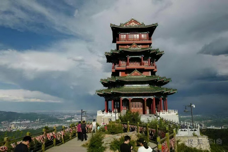 京西望都阁上的景色_北京比亚迪S6