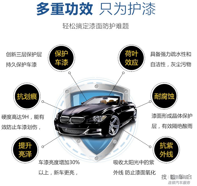 实拍深圳宝安本田艾力绅威美特3层镀晶施工什