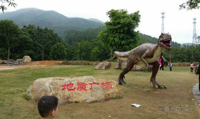 开着小四去青岚地质公园,不错不错