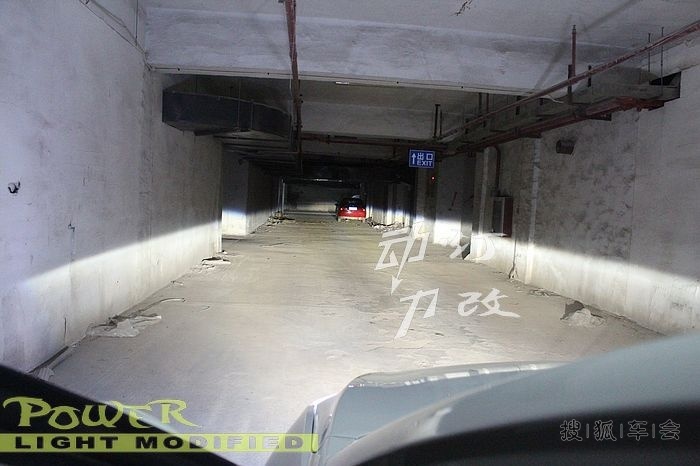 科鲁兹大灯改装双光透镜A6L款LED光导双色泪