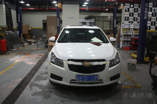 【芜湖伟达补漆】雪佛兰科鲁兹完美补漆,零色