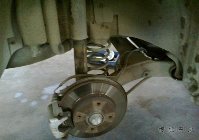 以舒适为起点,明锐更换避震作业_浙江车友会