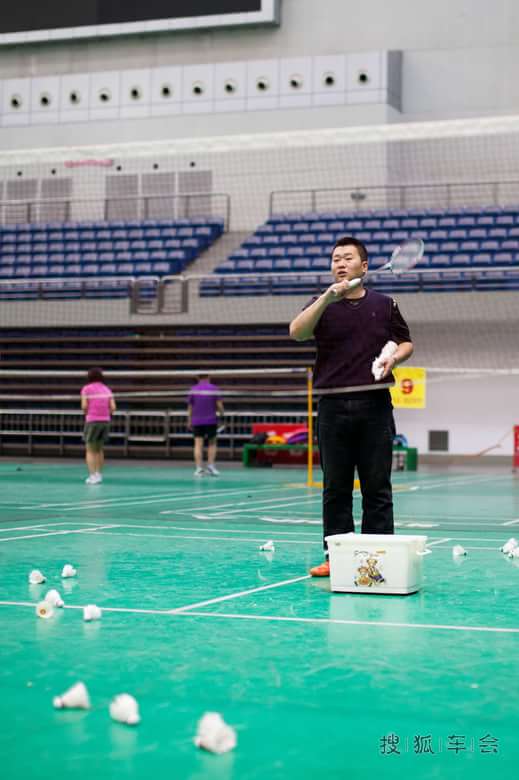 12月14号周六羽毛球课堂上_哈尔滨车友会