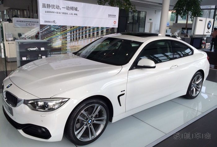 宝马白色428提车作业!付感受_宝马4系论坛