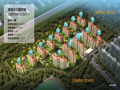建筑风格采用休闲宁静而不乏浪漫气息的地中海建筑风格。