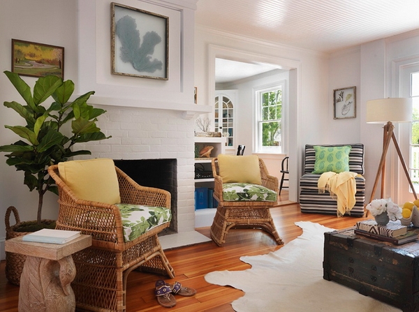 田园风温馨复式住宅装修效果图