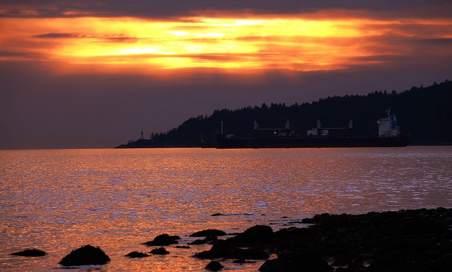 傍晚的海,那淡淡的思绪