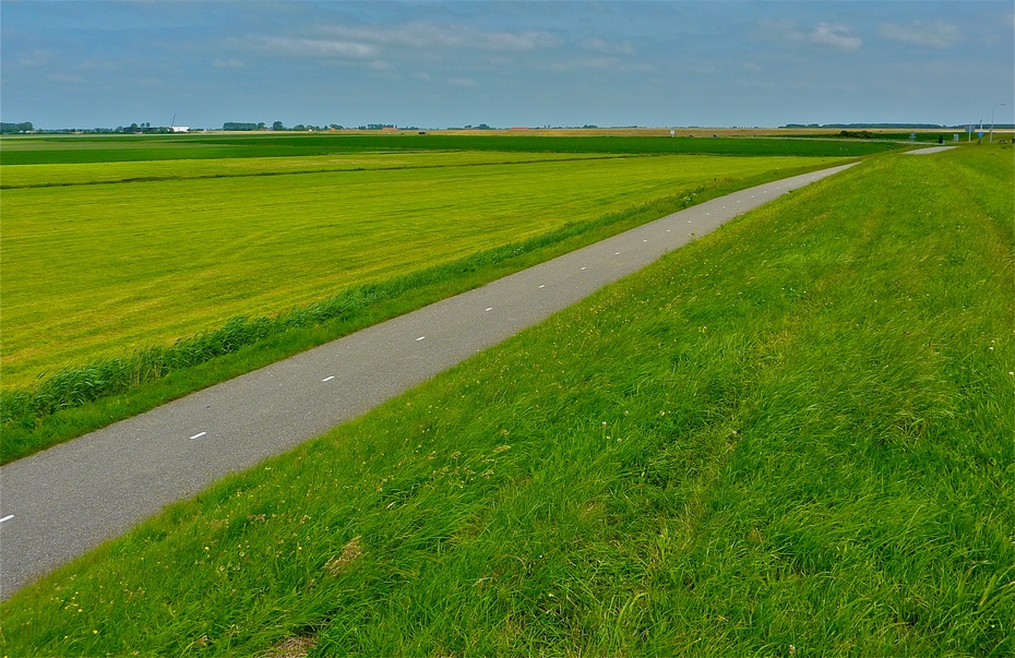 荷兰泽兰地区海边小路zeeland