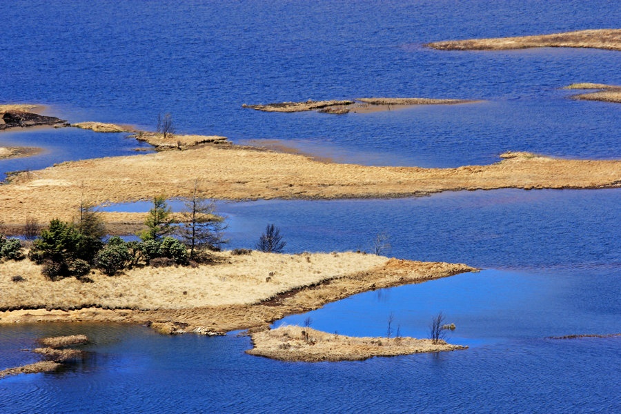 木里明珠寸冬海子,遗落深山的蓝宝石