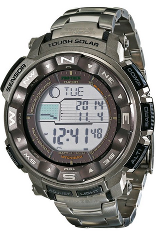 casio 卡西歐 prw2500t-7cr 六局電波光動能表 219.99美元約￥1366