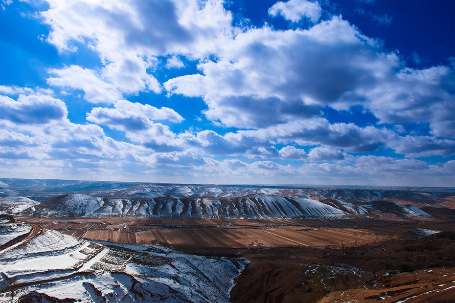 大美定边四季美景
