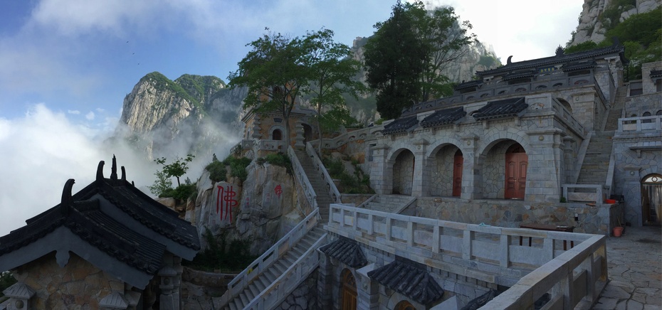 三皇寨"嵩山禅院"二十年建筑过程视频,图片,一个承诺,一个使命,万般