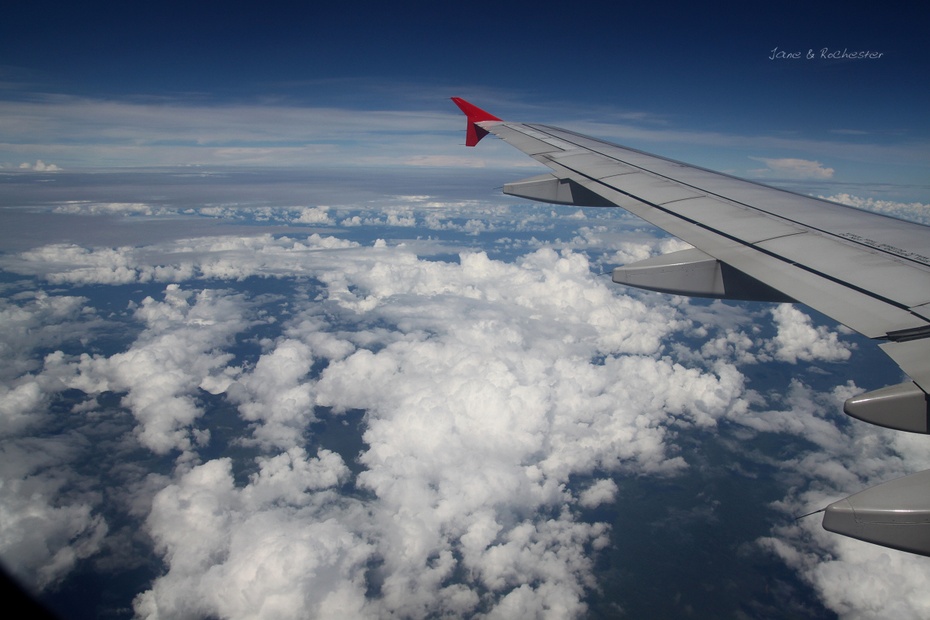 飛機窗外的風景