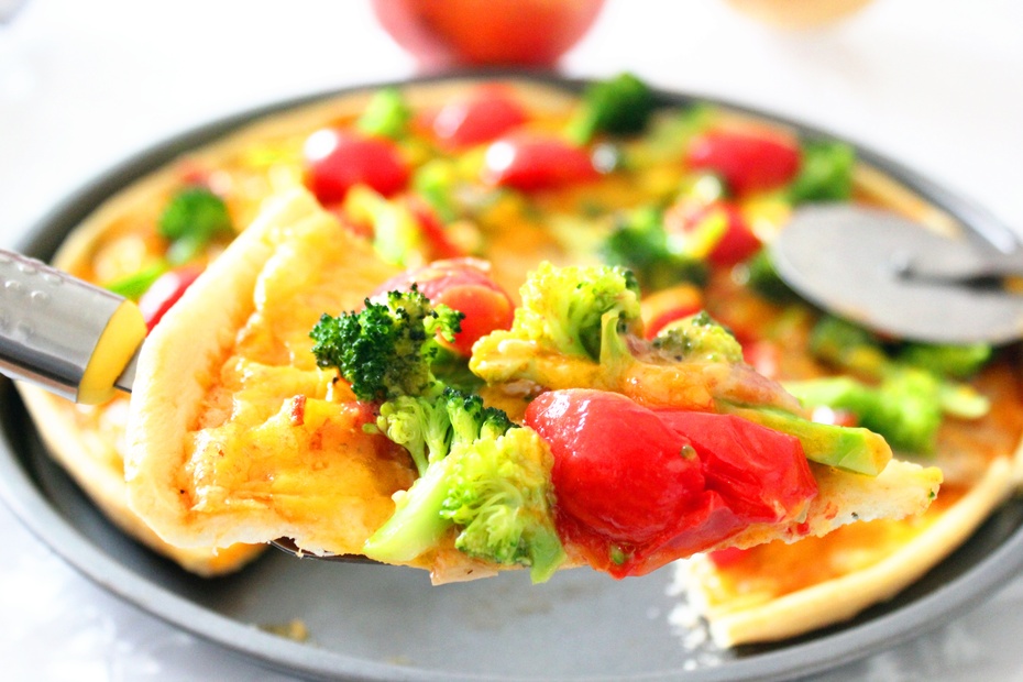 培根杏鲍菇披萨:脆边薄底美色美味