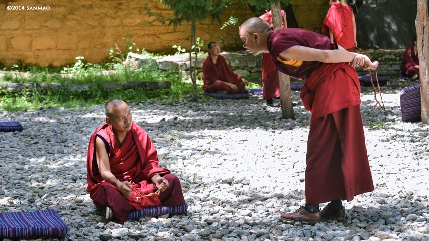 哲蚌寺里看辩经 (转)