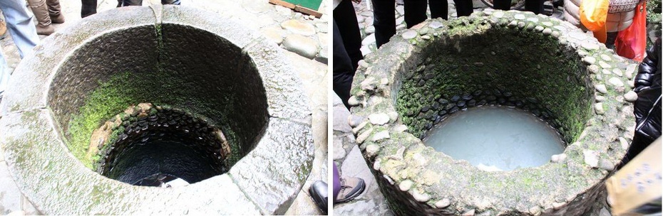 一口井水清澈甘甜,另外一口却污浊难忍,被人们称之为"阴阳井",这也是