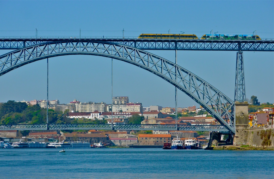 葡萄牙波尔图市拱桥雄姿porto