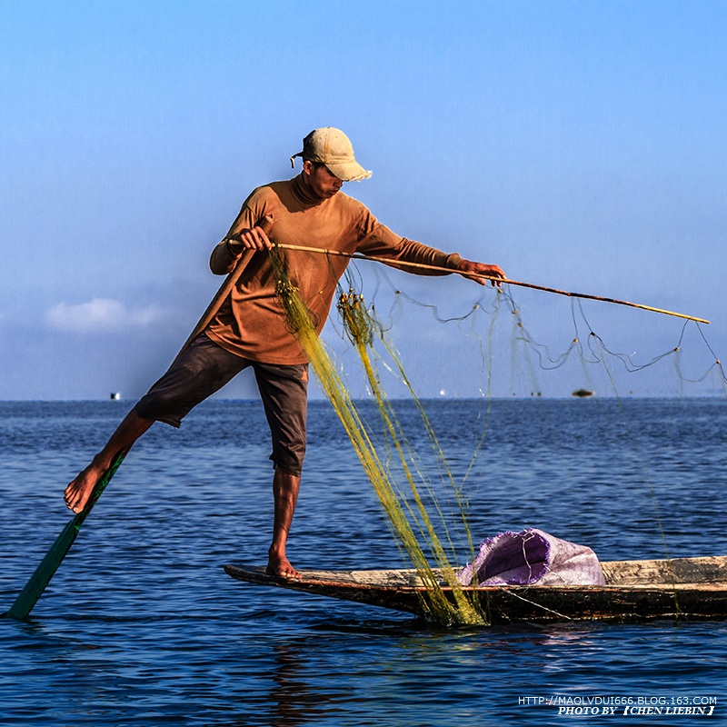 【缅甸】茵莱湖.捕鱼人的杂技人生02